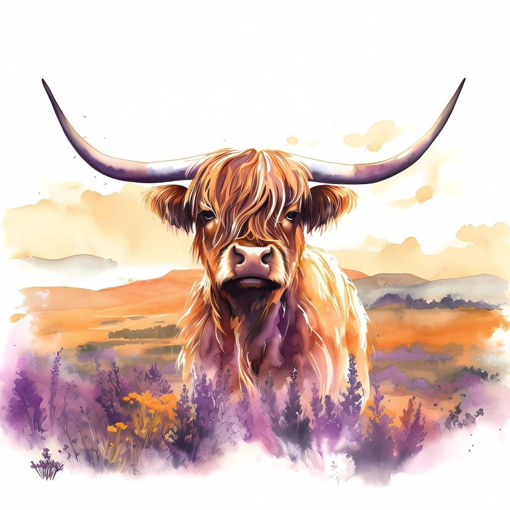 Highland Cow | Diamond Painting
