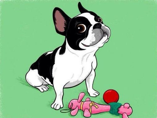 Boston Terrier Dog | Diamond Painting