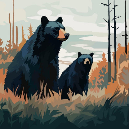 Black Bear | Diamond Painting