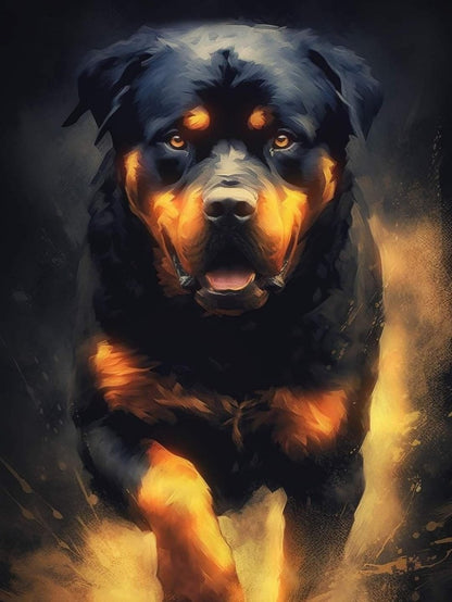 Rottweiler Dog | Diamond Painting