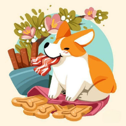 Corgi Dog | Diamond Painting