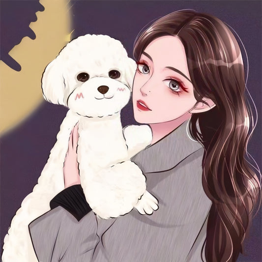 Dog Bichon Frise | Diamond Painting