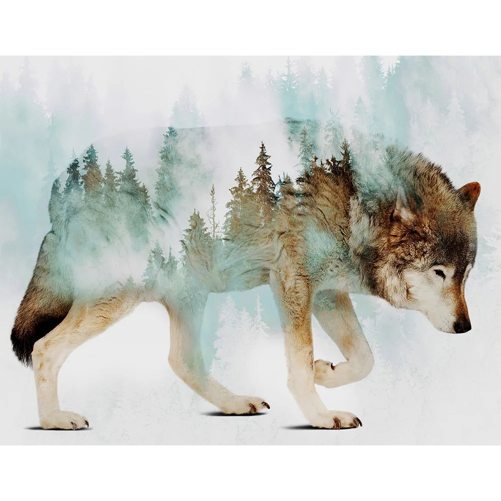Wolf | Cross Stitch Embroidery