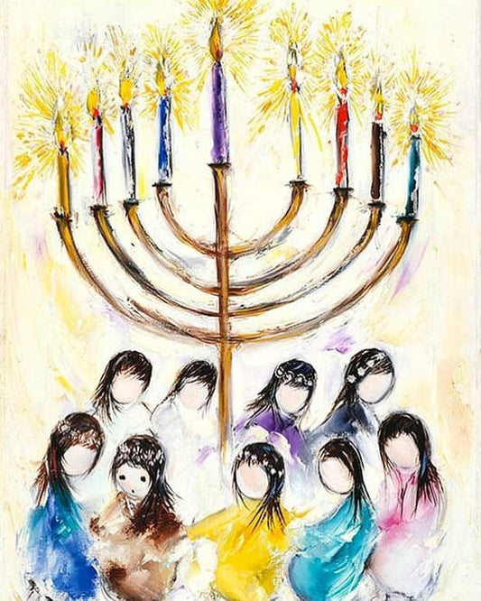 Jewish Hanukkah Judaica | Diamond Painting