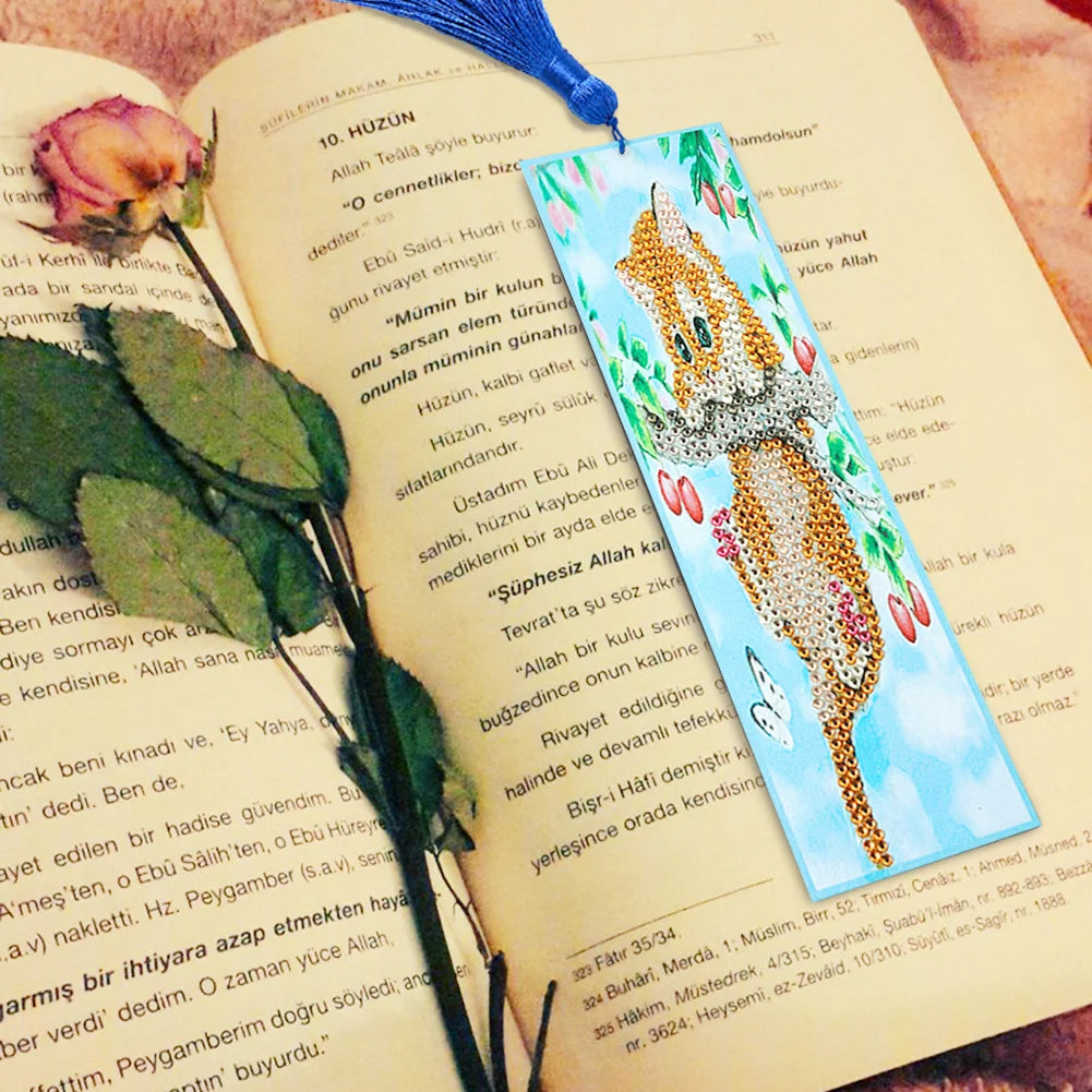 Diy Diamond Painting Leather Bookmark