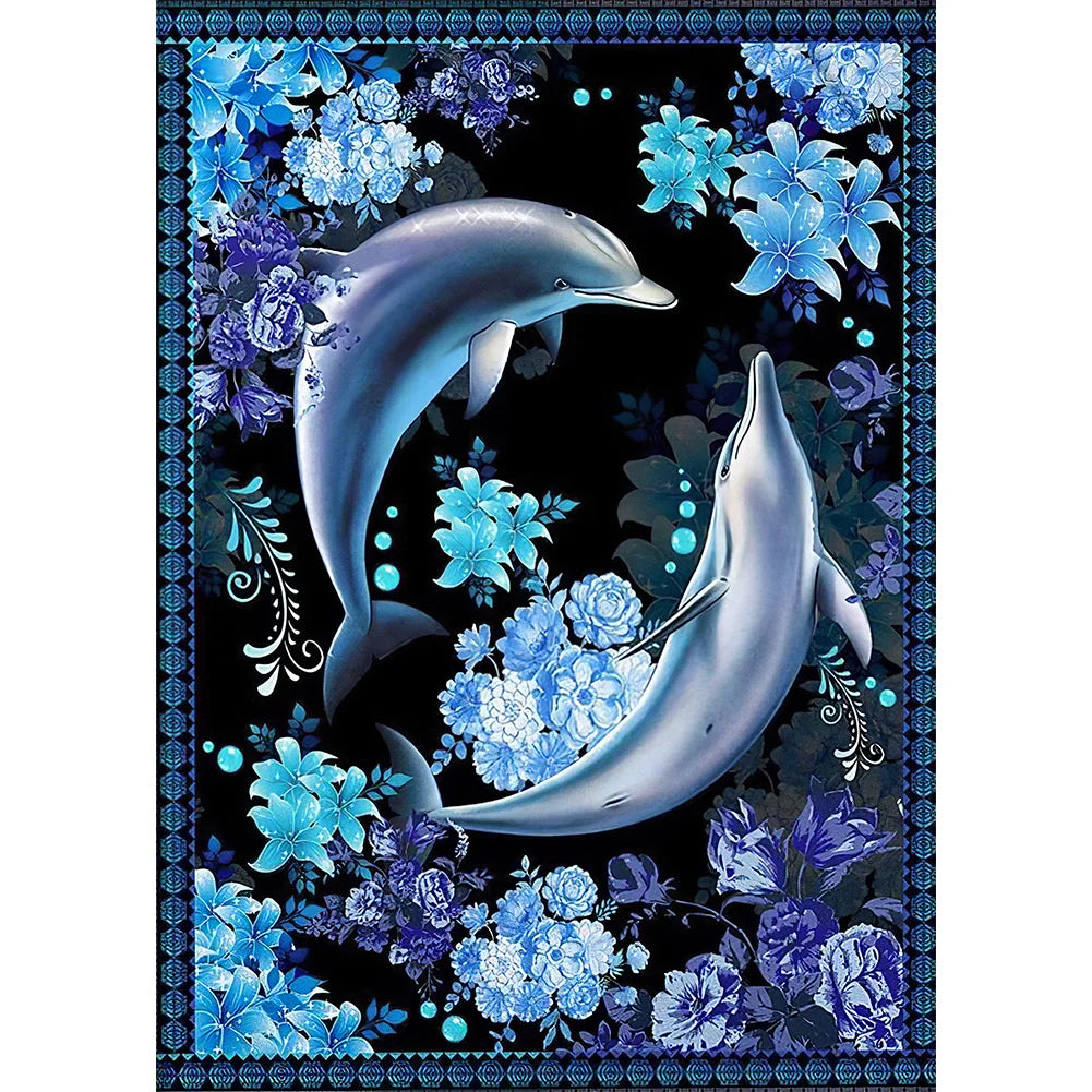 Dolphin | Cross Stitch Embroidery
