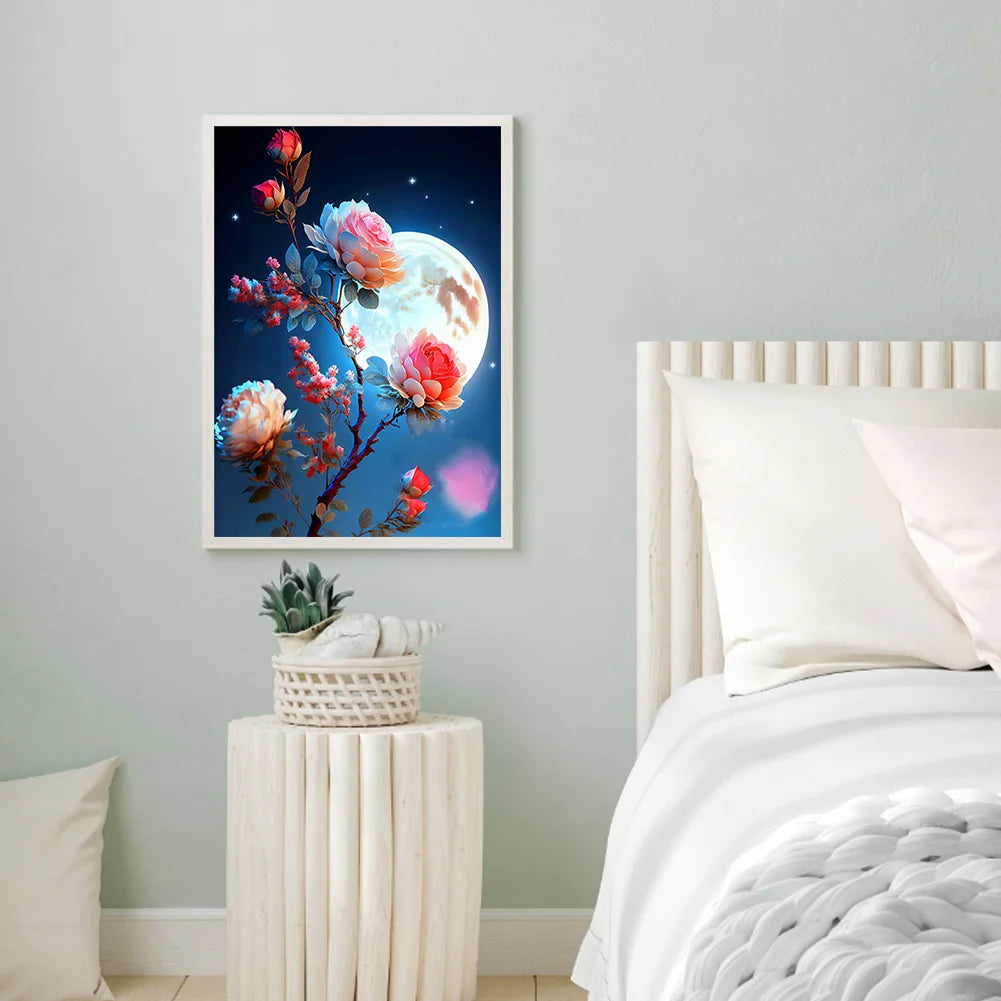 Flower Moon | Diamond Painting