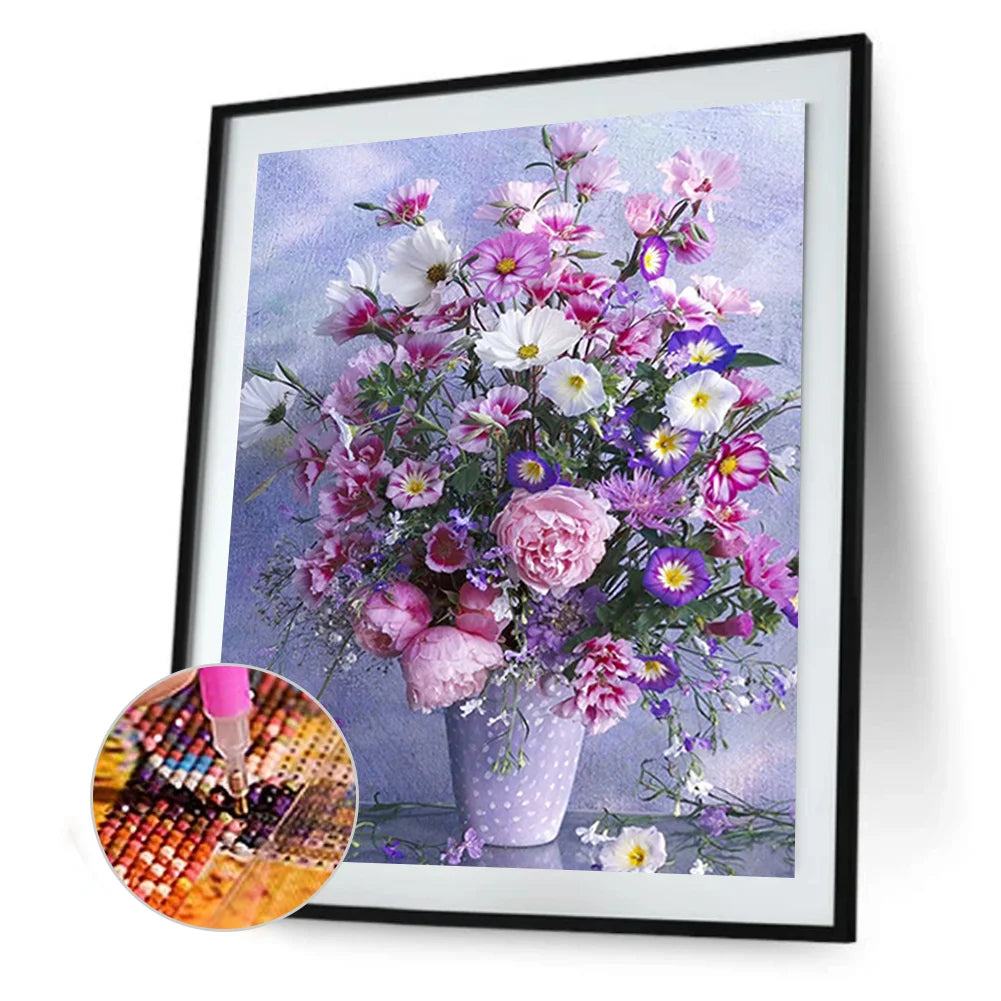 Flowers In The Vase | Diamond Painting