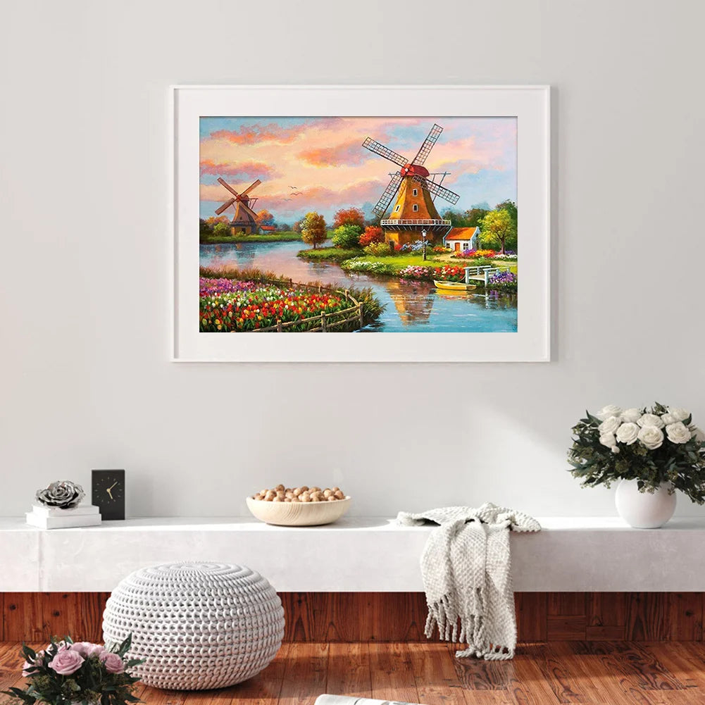 Windmill House | Diamond Painting