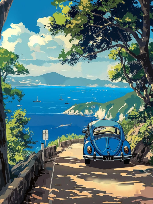 Car | Cross Stitch Embroidery