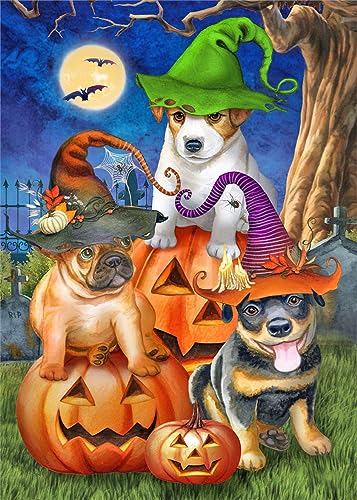 Dogs Halloween | Cross Stitch Embroidery