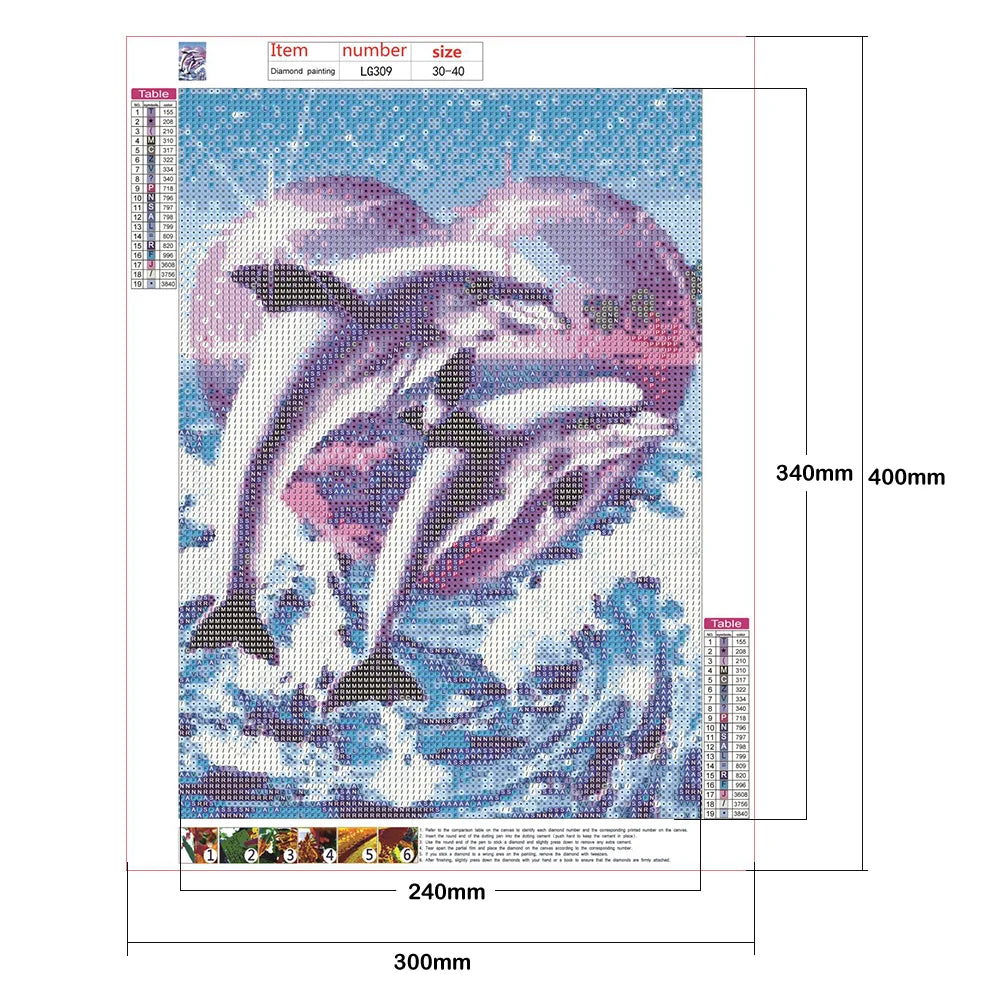 Dolphin | Diamond Painting