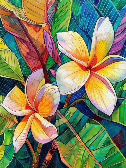Frangipani | Diamond Painting
