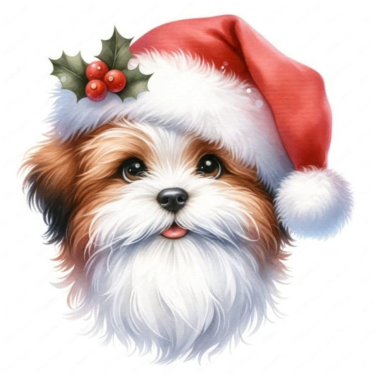 Christmas Dog | Diamond Painting