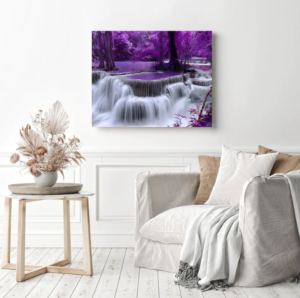 Purple Waterfall  | Diamond Painting