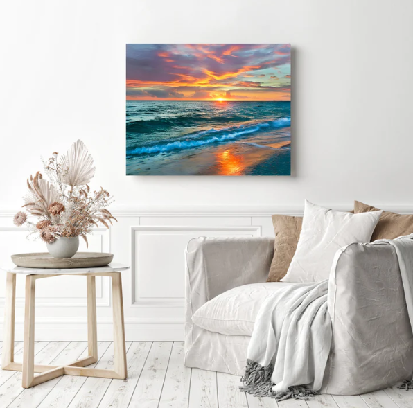 Sunset Over The Ocean | Diamond Painting