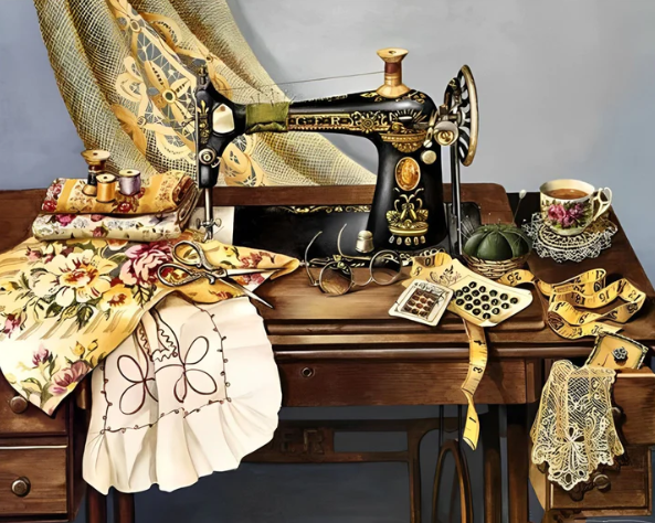 Sewing Machine | Diamond Painting