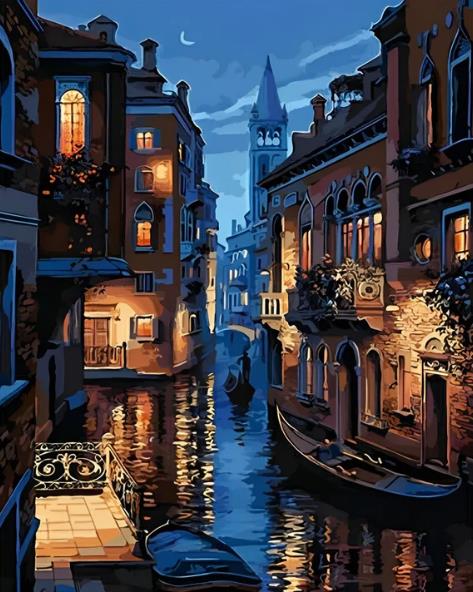 Night In Venice | Diamond Painting