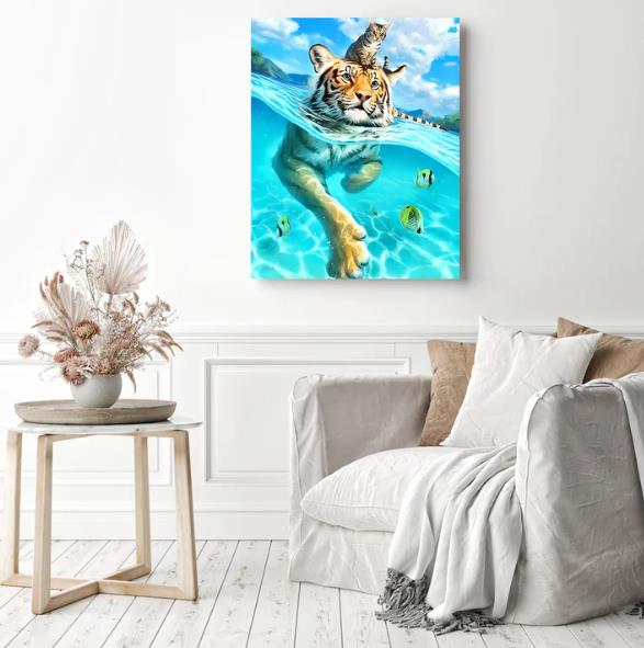 Cat Tiger | Diamond Painting