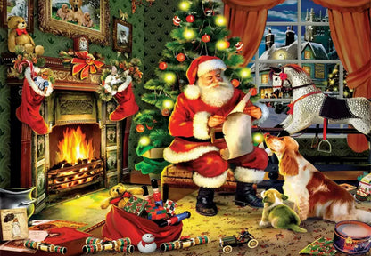 Christmas Home Santa Claus | Diamond Painting