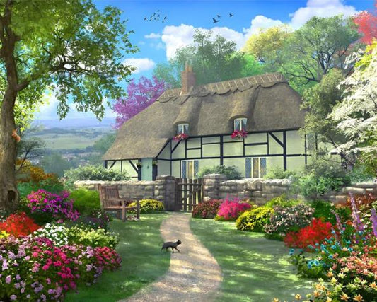 Spring Cottage | Diamond Painting