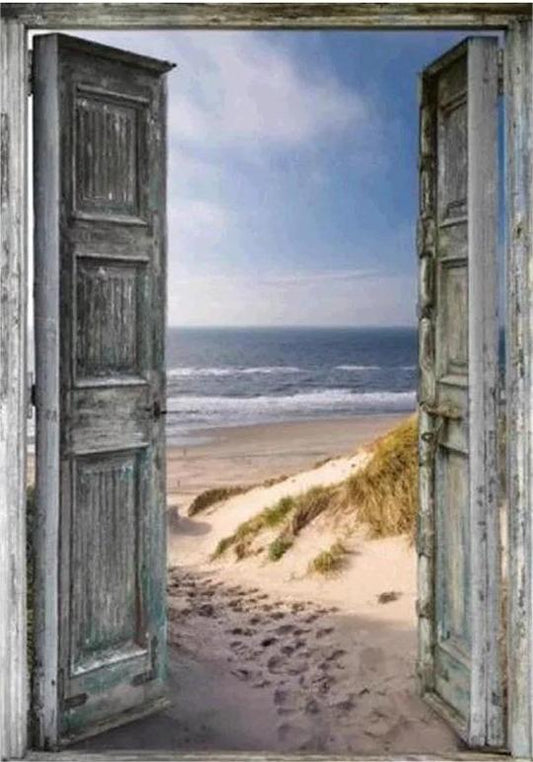 The Sea Outside The Door | Diamond Painting