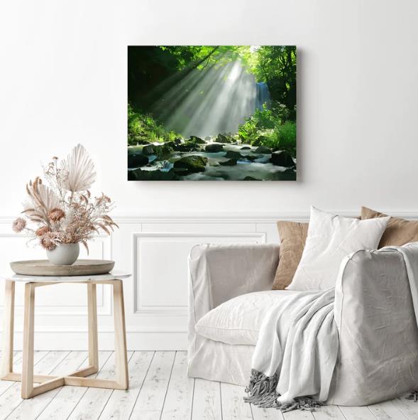 Stream In The Woods | Diamond Painting