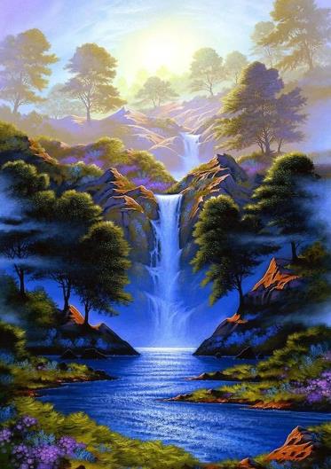 Waterfall | Diamond Painting