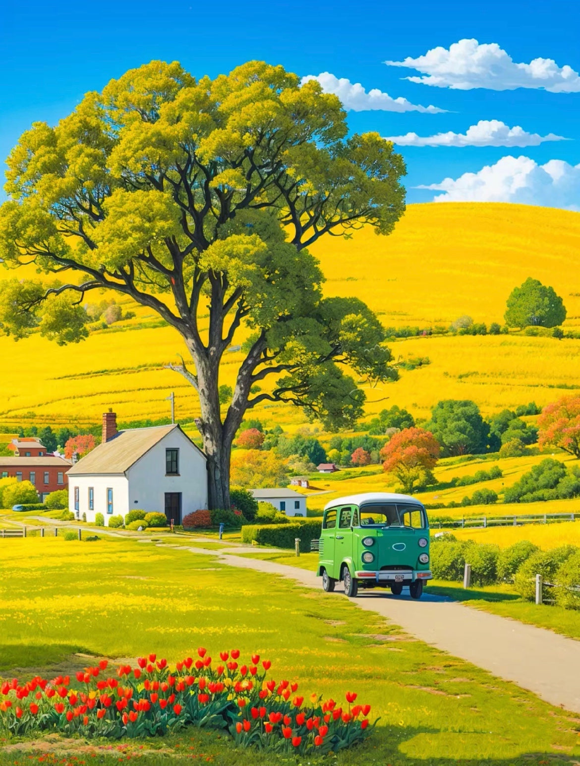 Country Bus | Diamond Painting