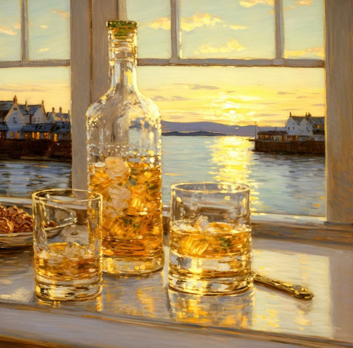 Sunset And Wine | Diamond Painting