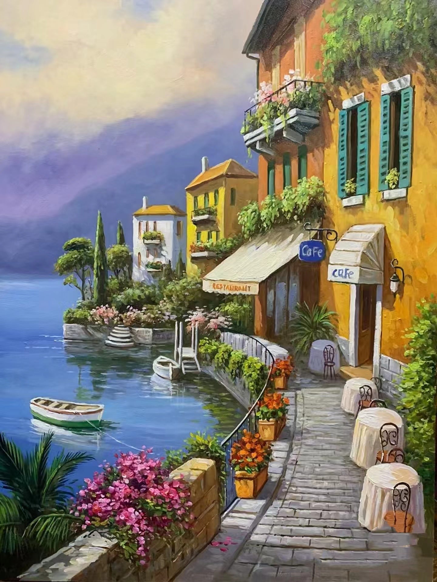 Seaside Cafe | Diamond Painting