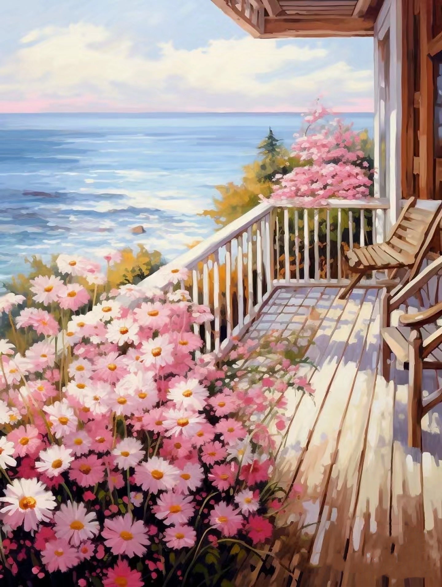 Beautiful Balcony | Diamond Painting