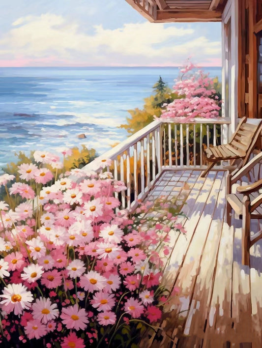 Beautiful Balcony | Diamond Painting