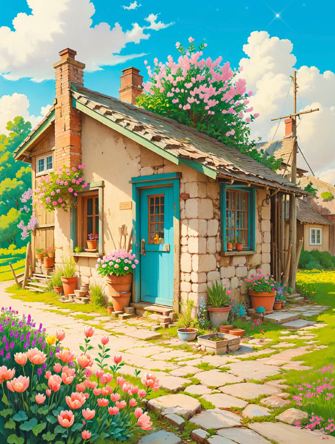 Small House To Live Alone | Diamond Painting