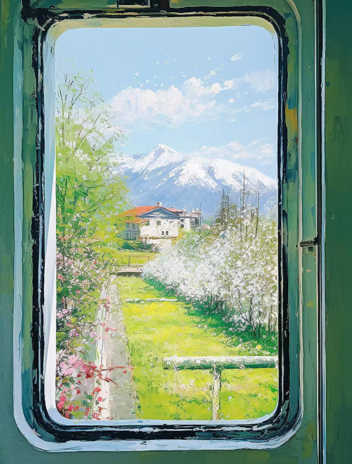 The View From The Train Window | Diamond Painting