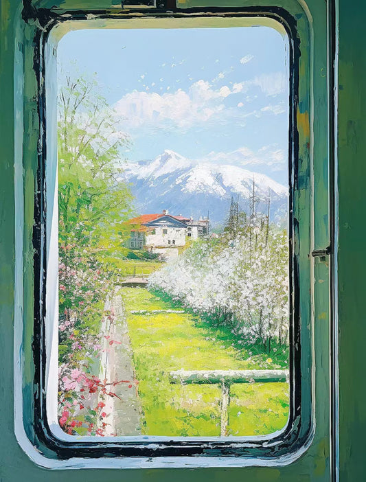 The View From The Train Window | Diamond Painting