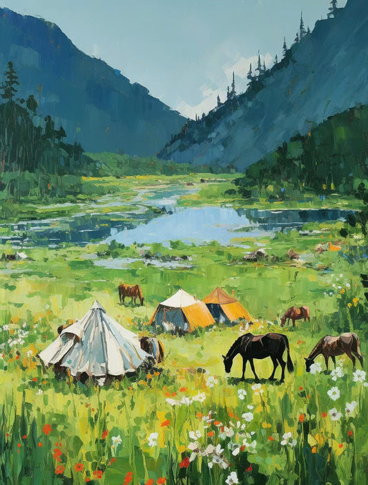 Grassland Scenery | Diamond Painting