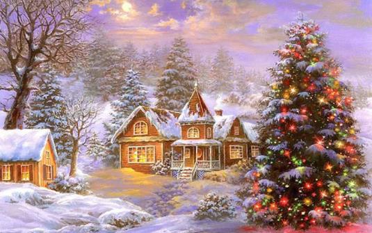 Christmas Village | Diamond Painting