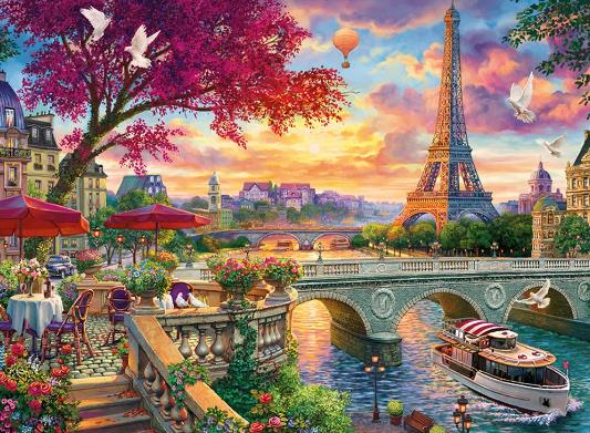 Café Under The Eiffel Tower | Diamond Painting