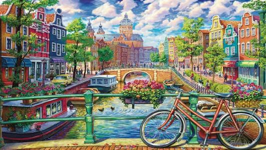 Cycling In The City | Diamond Painting