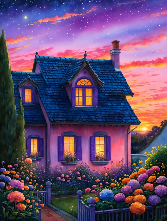 Colorful House | Diamond Painting