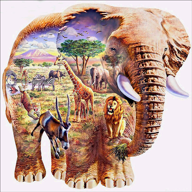 Elephant World | Diamond Painting