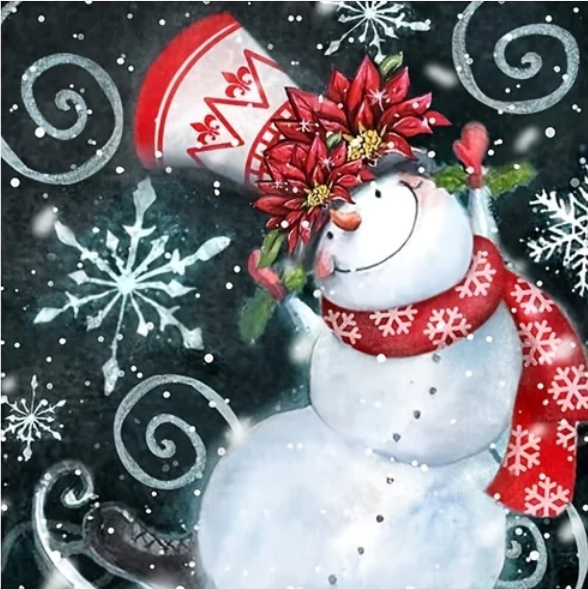 Snowman Christmas | Diamond Painting