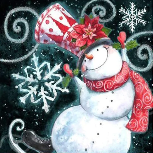 Snowman Christmas | Diamond Painting