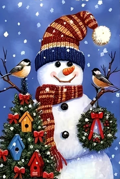 Snowman Christmas | Diamond Painting