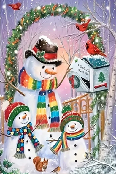 Snowman Christmas | Diamond Painting