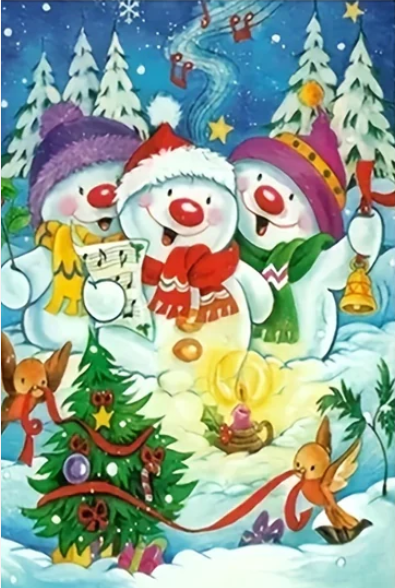 Snowman Christmas | Diamond Painting