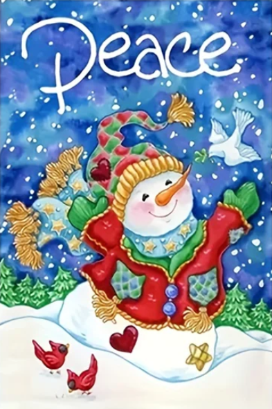 Snowman Christmas | Diamond Painting