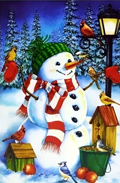 Snowman Christmas | Diamond Painting