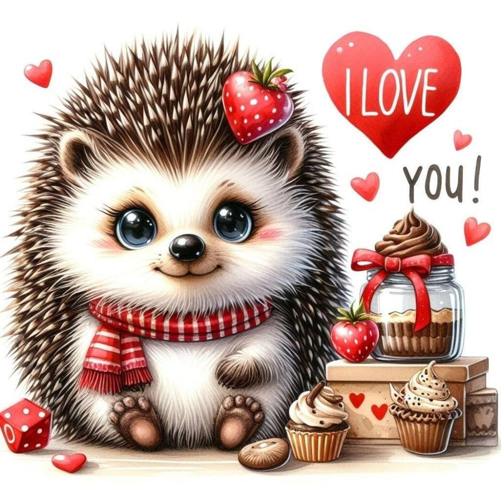 Hedgehog | Diamond Painting